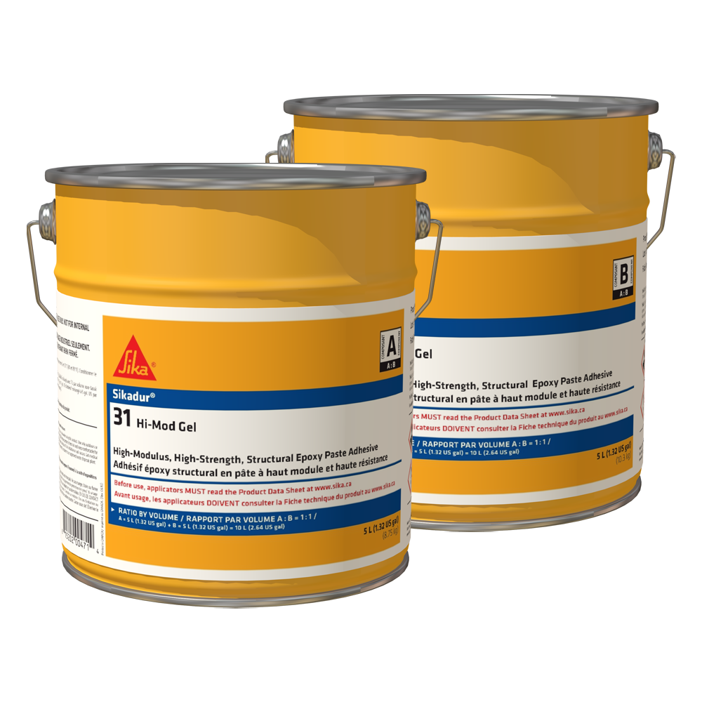 Sika - Adhésif époxy en pâte à haut module Sikadur-31 Partie A + B - 10 L