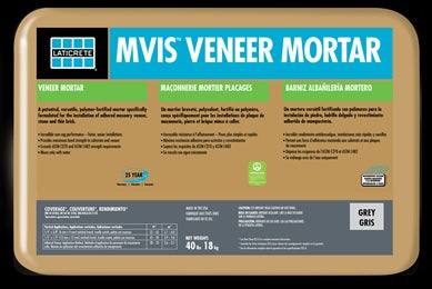 Laticrete - Mortier pour contreplaqué MVIS gris 40 lb