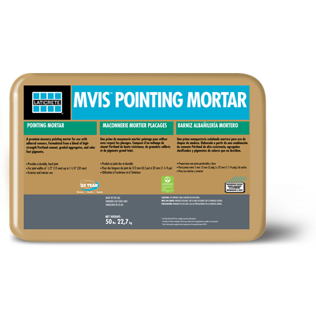 Laticrete - MVIS Mortier de jointoiement blanc vif 50 lb