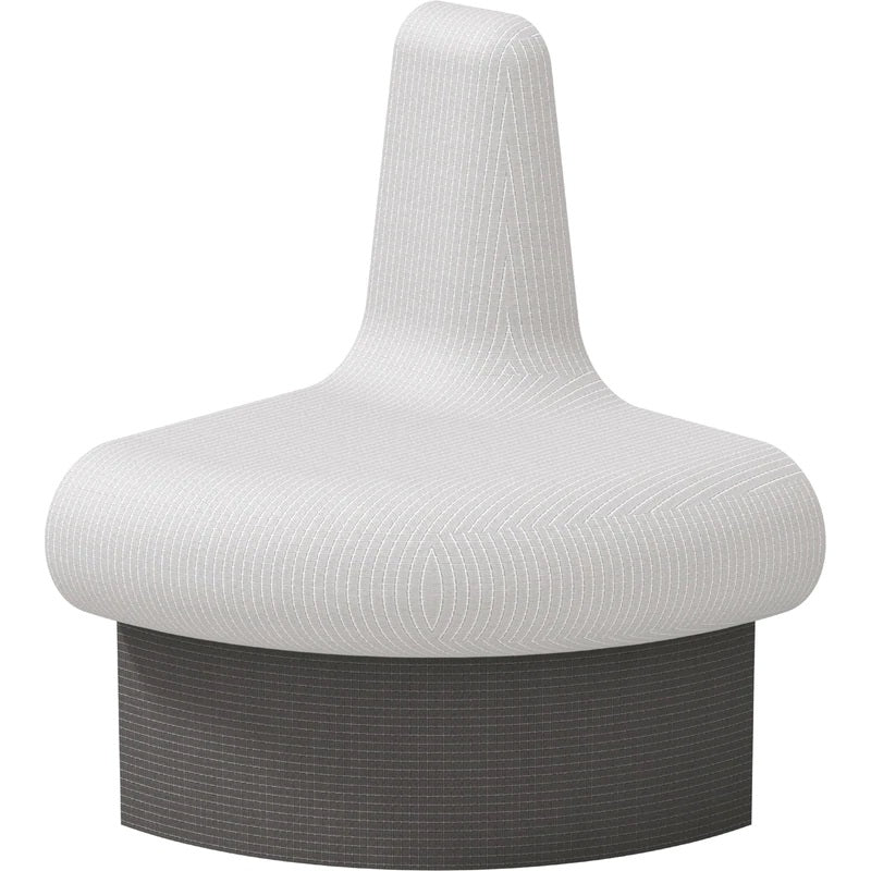 Wedi - Base de banc de douche Sanoasa Comoda End R=600 25-5/8" x 25-5/8" x 4-1/8"