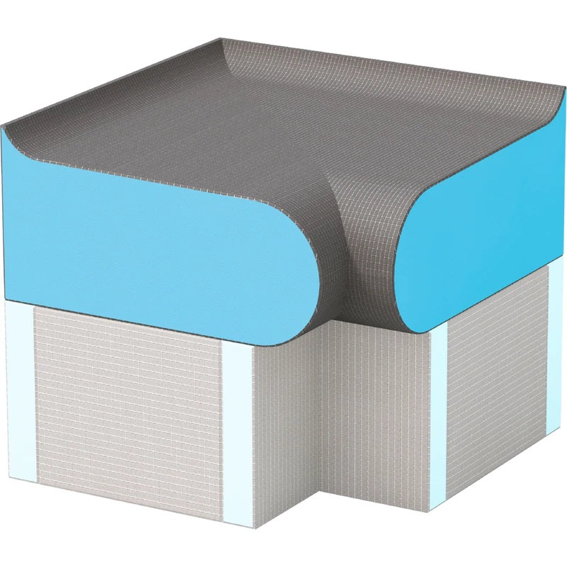 Wedi - Sb Cor St Sl/fr 21 11/16x21 11/16x9 1/2