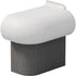 Wedi - Base de banc de douche Sanoasa Bellina extrémité R=200 7-7/8" x 15-1/4" x 9-7/8"
