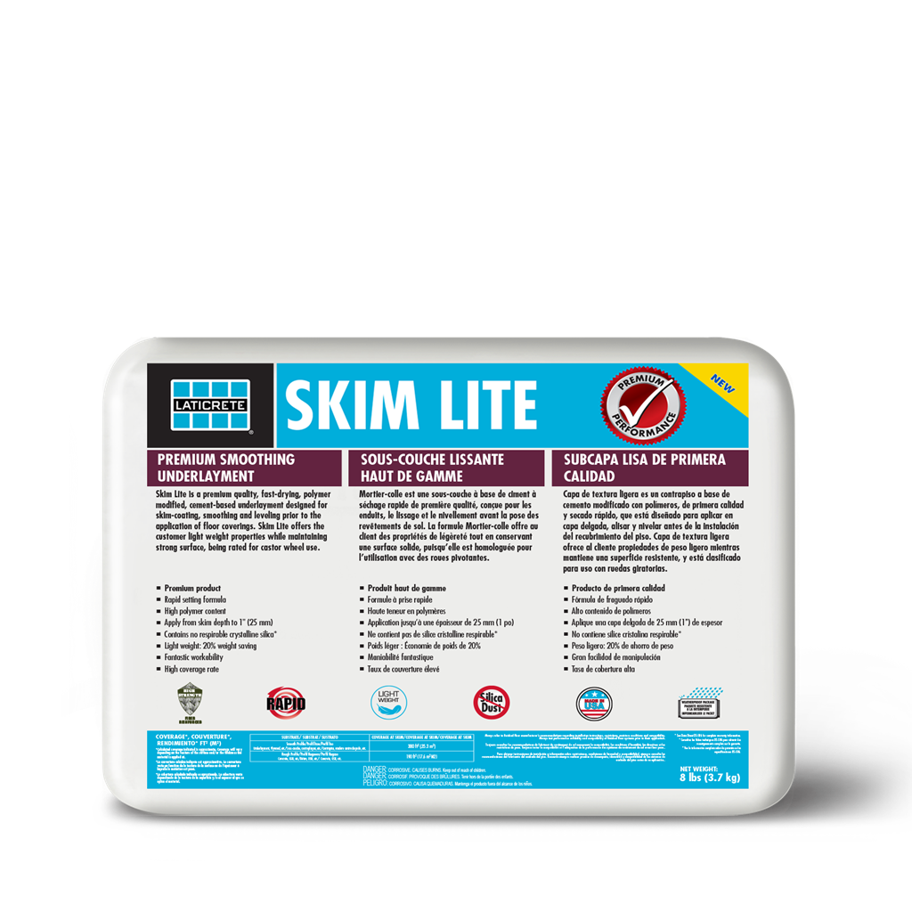 Laticrete - Skim Lite Sous-couche lissante haut de gamme 8 lb