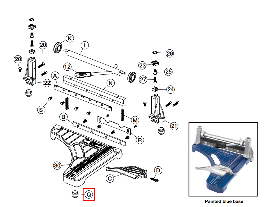 Crain - Roulette à bille pour no. 001