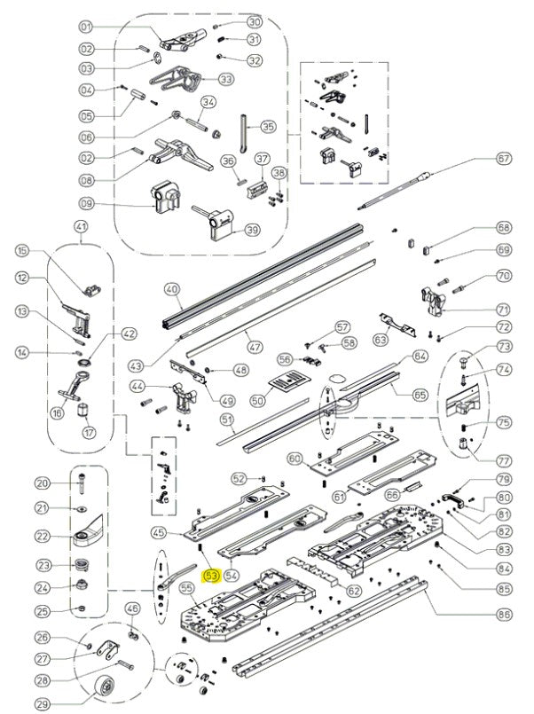 Rubi - Ressort compression 11.3 mm x 14.7 mm x 35.2 mm pour TX-1200-N Plus