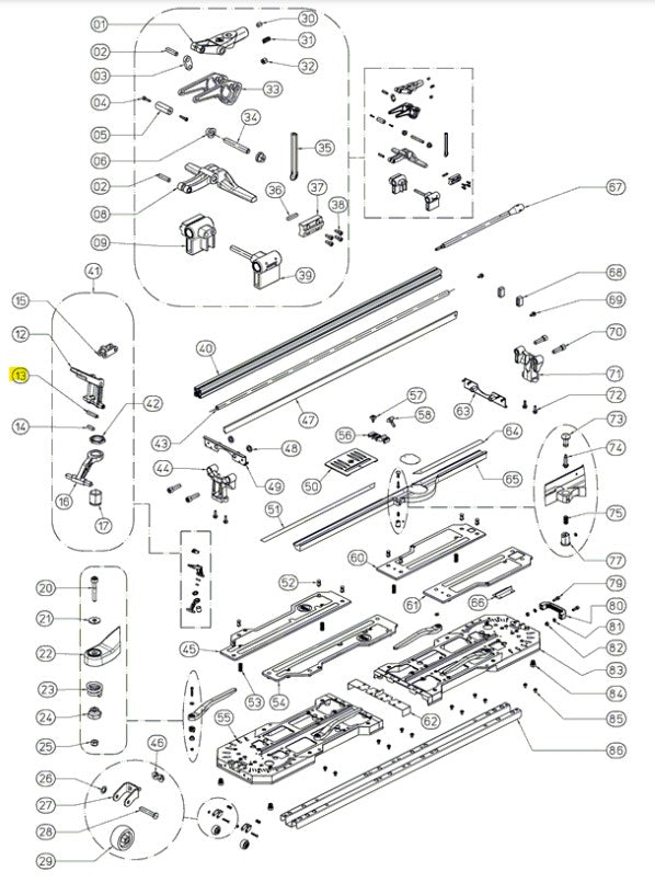 Rubi - Goujon Din Dia 5 mm x 22 mm pour TX-1200-N Plus