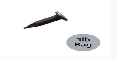 GCP - Halex Clous à béton 5/8" Calibre 10 - Sac 1 lb