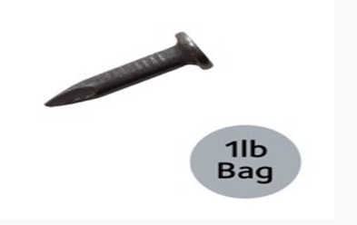 GCP - Halex Clous à béton 11/16" Calibre 10 - Sac 1 lb