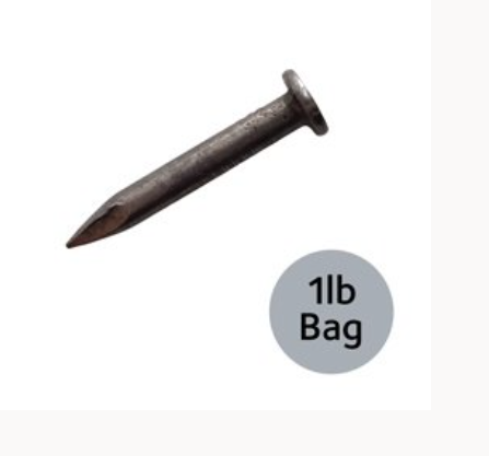GCP - Halex Clous à béton à usage intensif 1" Calibre 10 - Sac 1 lb