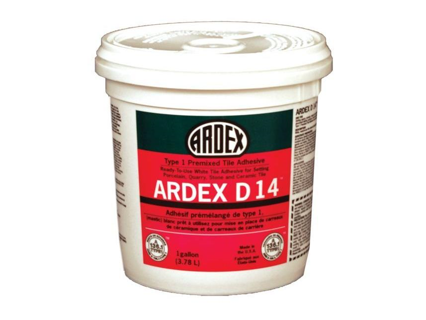 Ardex - D 14 Adhésif prémélangé de type 1 pour carreaux - 3.78 L