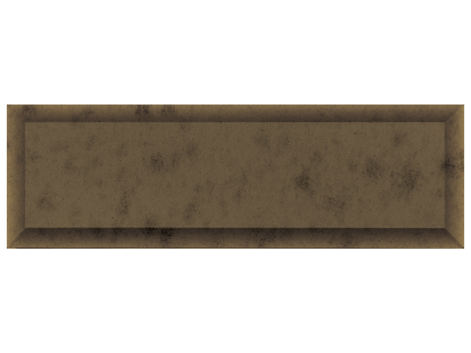 Anatolia - Tuiles murales Obsidian Antique Bronze biseauté miroir 3" x 9"