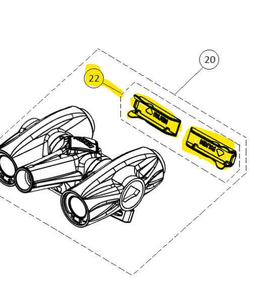 Rubi - Kit de protection de remplacement en céramique pour les coupes-carreaux Hit-Plus