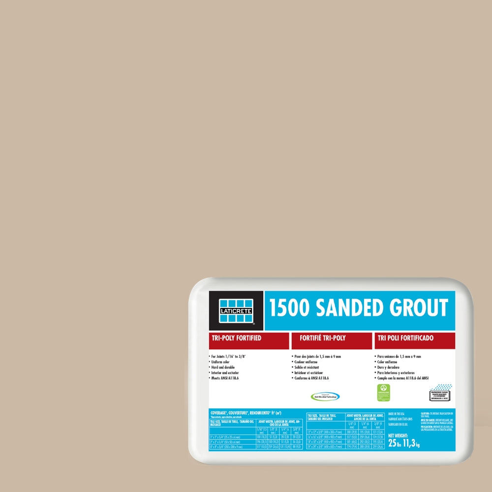 Laticrete - 1500 Coulis avec sable #40 Latte 25 lb