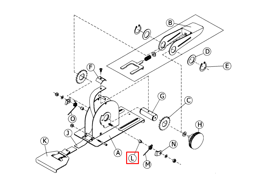 Crain - Ensemble d'écrous à douille de verrouillage pour le no. 565