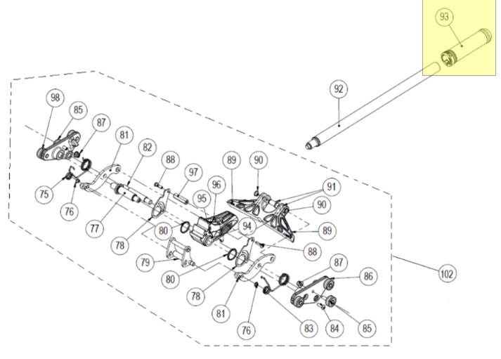 Rubi - Poignée anti rotation pour TZ-850