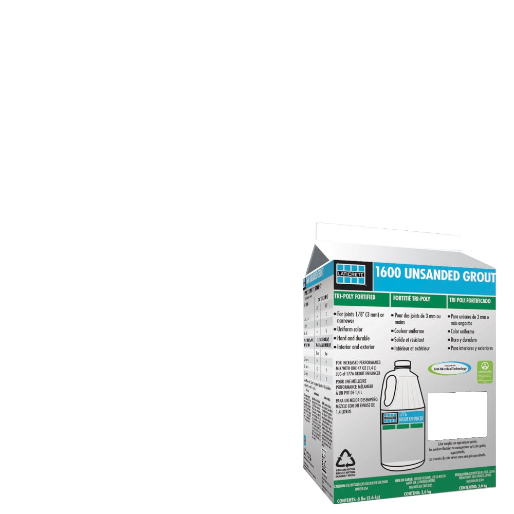 Laticrete - 1600 Coulis sans sable #44 Bright White 8 lb