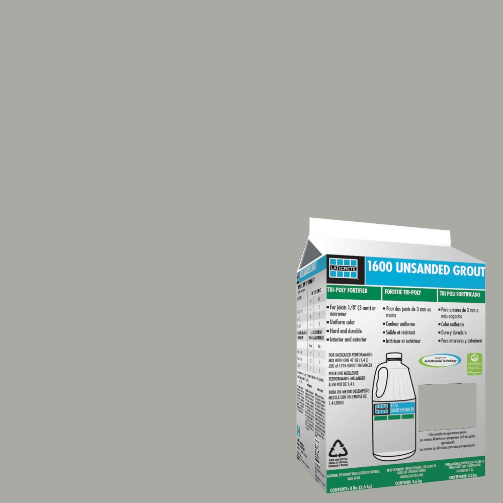 Laticrete - 1600 Coulis sans sable #78 Sterling Silver 8 lb