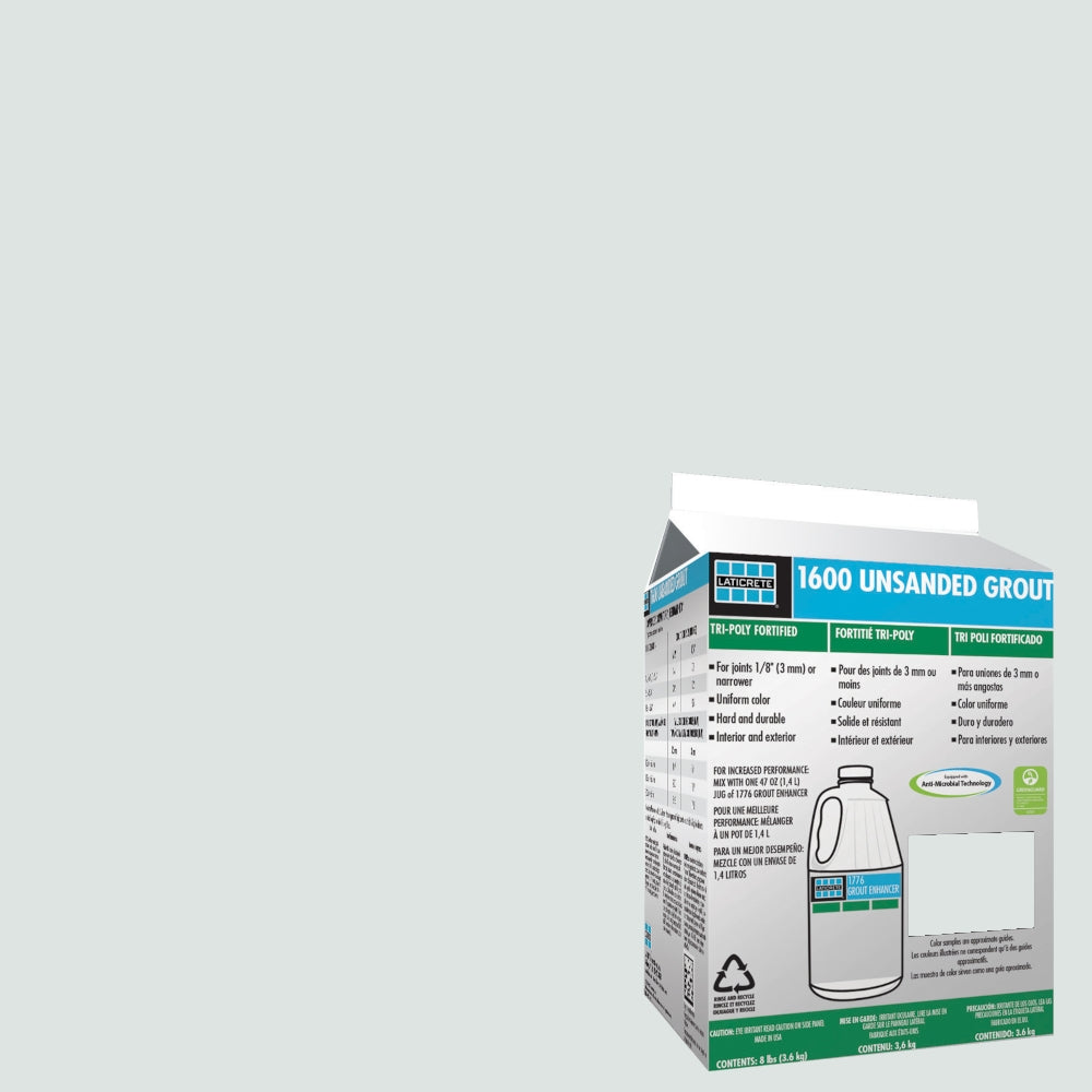 Laticrete - 1600 Coulis sans sable #88 Silver Shadow 8 lb