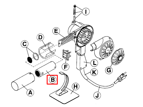 Crain - Buse pour no. 740-750-990