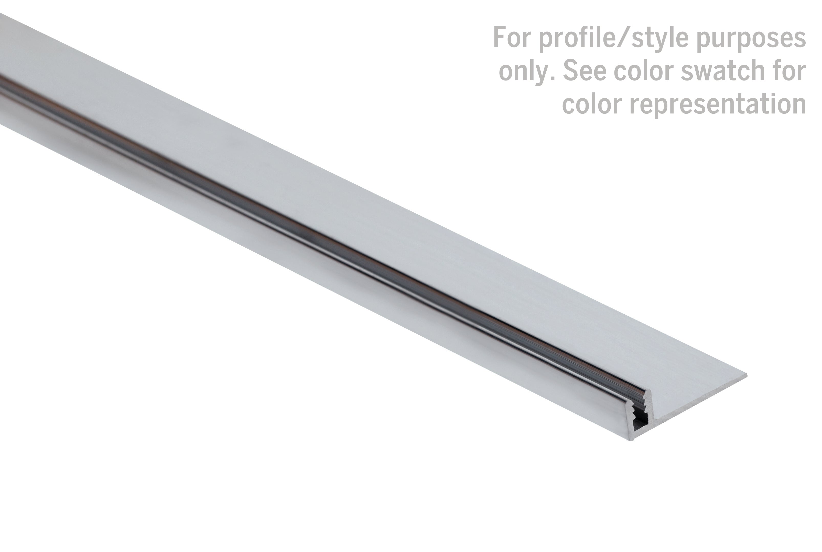 M-D PRO - Bande de finition en aluminium sans punaises avec base pré-perforée, Finition d'usinage - 3/8" x 12'