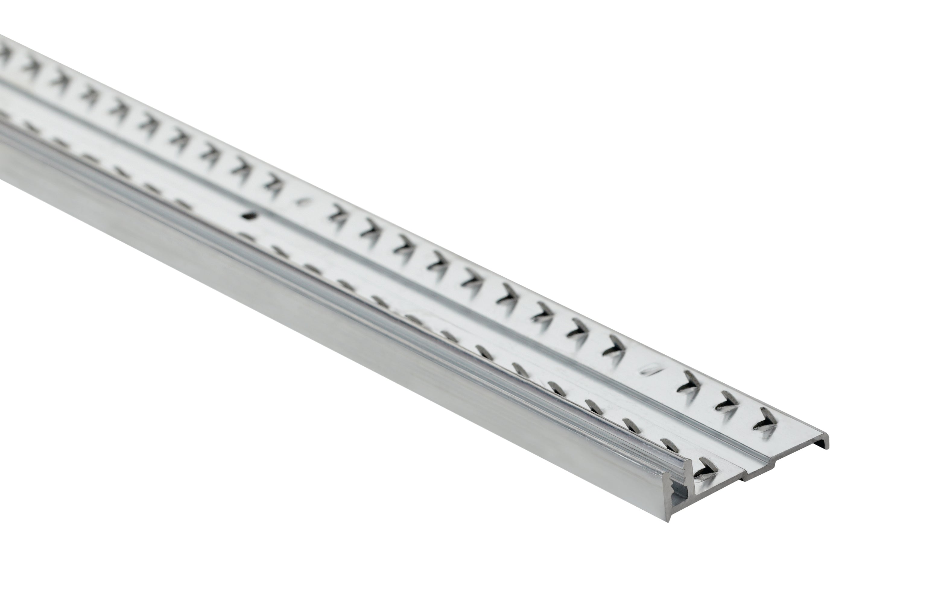 M-D PRO - Contour de finition en aluminium avec punaises, Finition d'usinage - 3/8" x 12'