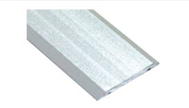 M-D PRO - Bordure de tuile plate, Clair anodisé satiné 7/16" x 8'