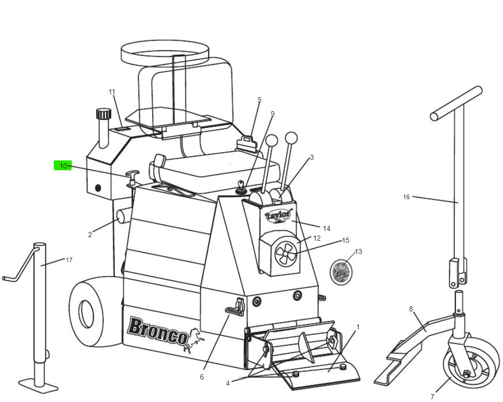 Taylor Tools - Bronco Câble d'accélérateur