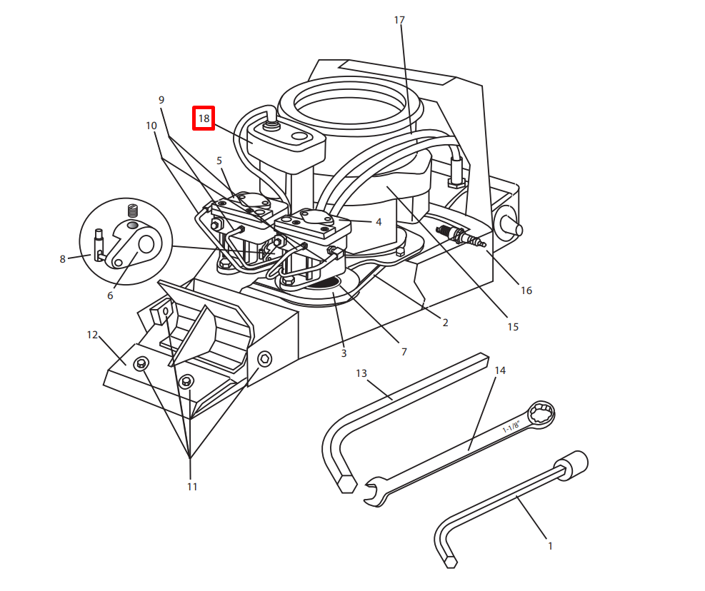 Taylor Tools - Actionneur linéaire 12V DC pour 260P