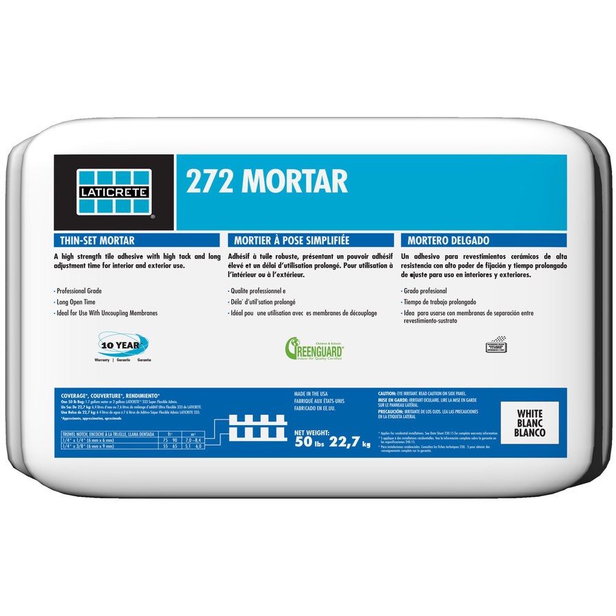 Laticrete - 272 Mortier blanc 50 lb