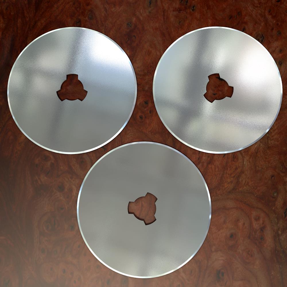 Bullet Tools - Lames de remplacement inférieures en alliage d'acier au tungstène pour Bullet Cruiser (paquet de 3)