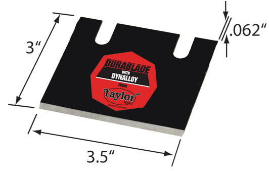 Taylor Tools - Lame pour grattoir à long manche 7"