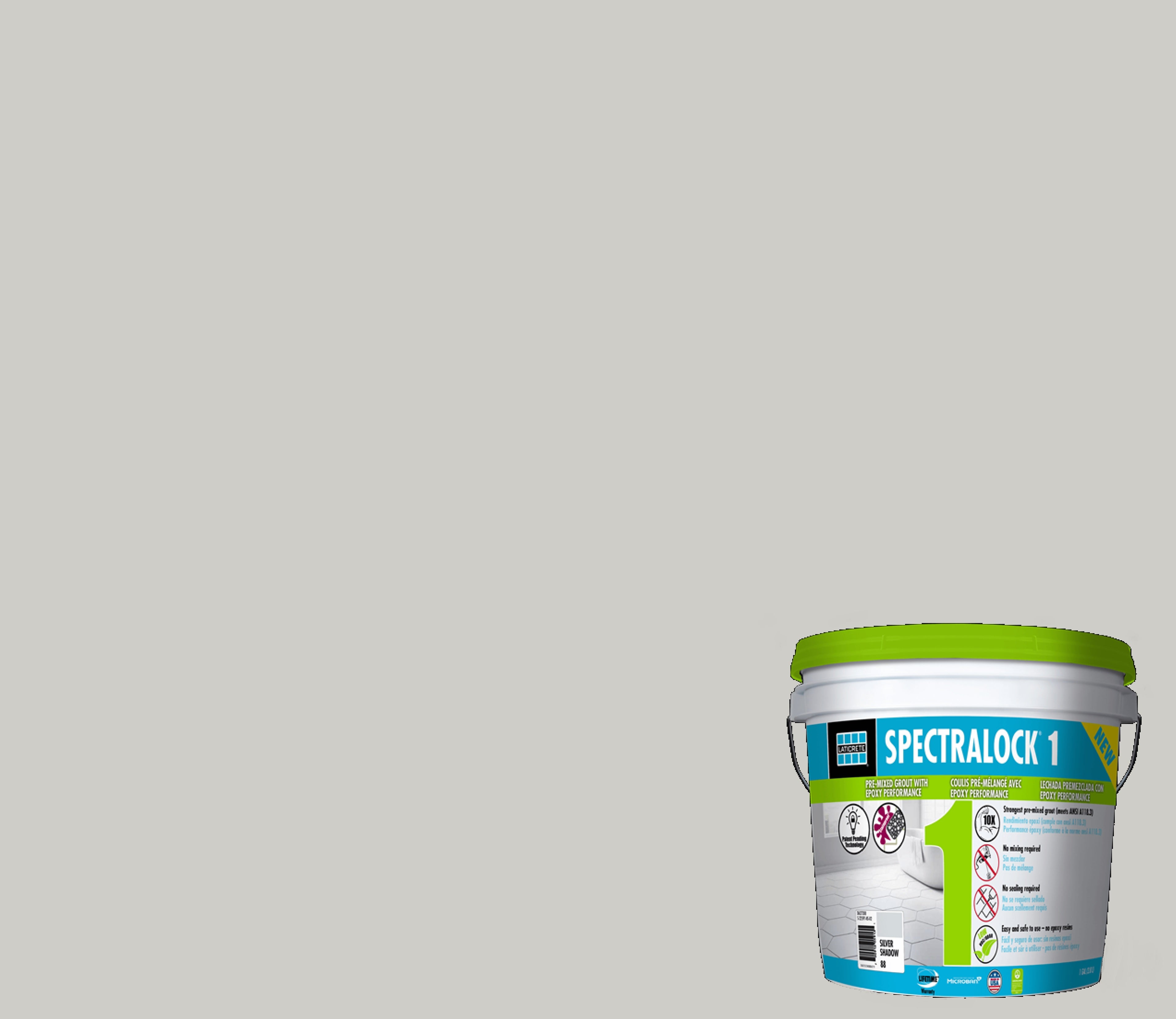 Laticrete - Spectraclok One Coulis pré-mélangé #09 Frosty 1 gal