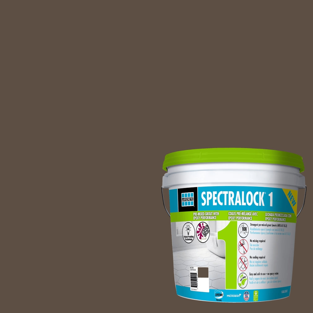Laticrete - Spectralock One Coulis pré-mélangé #59 Espresso 1 gal
