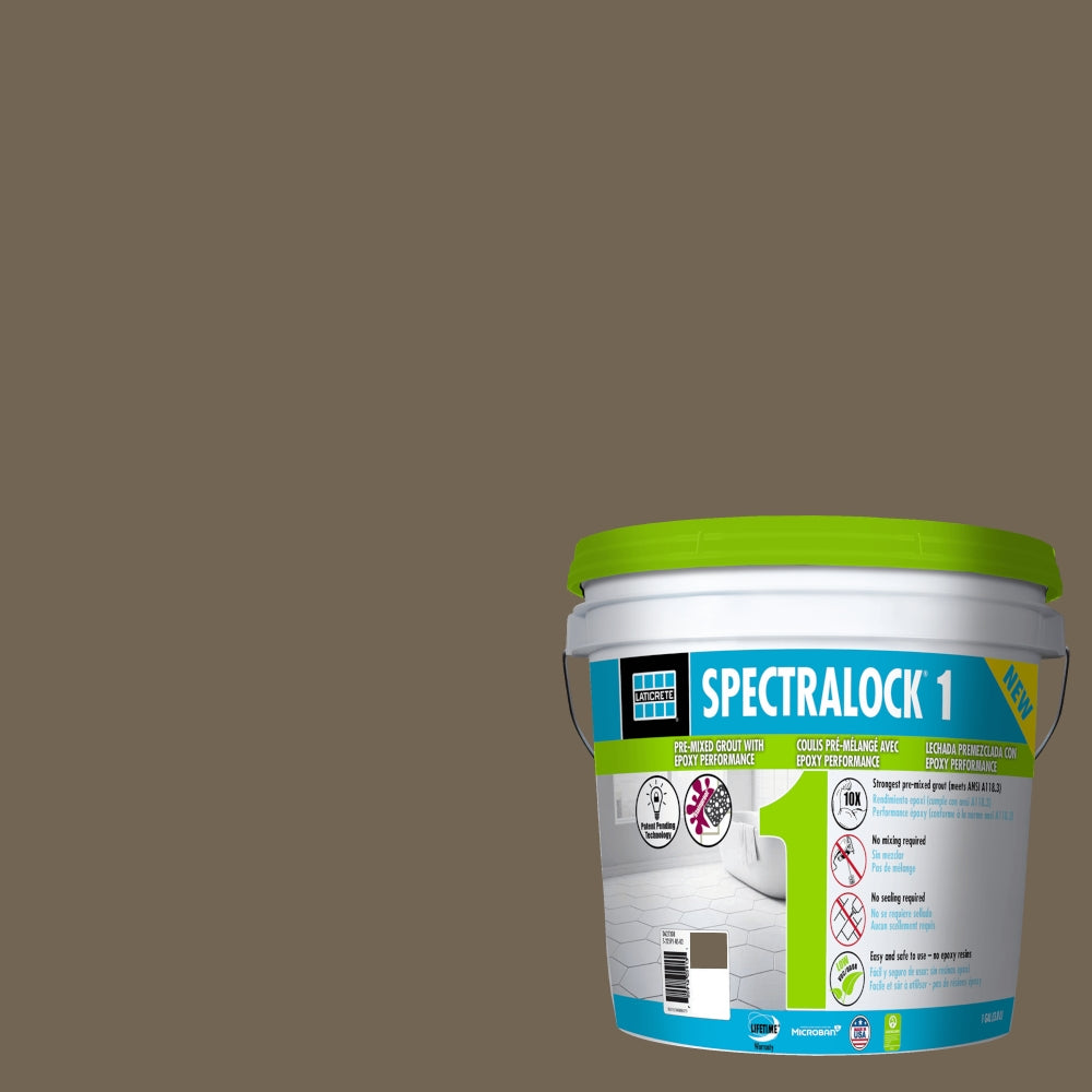 Laticrete - Spectralock One Coulis pré-mélangé #66 Chestnut Brown 1 gal