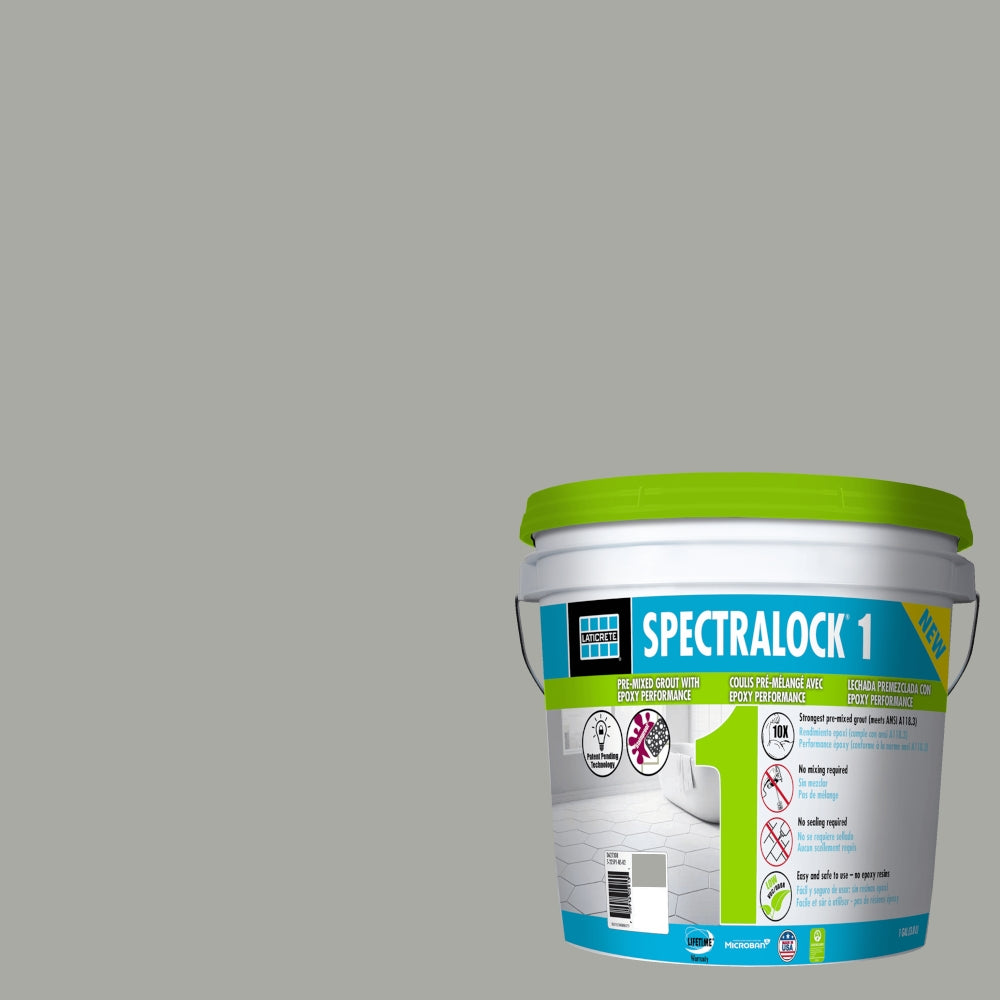 Laticrete - Spectralock One Coulis pré-mélangé #78 Sterling Silver 1 gal