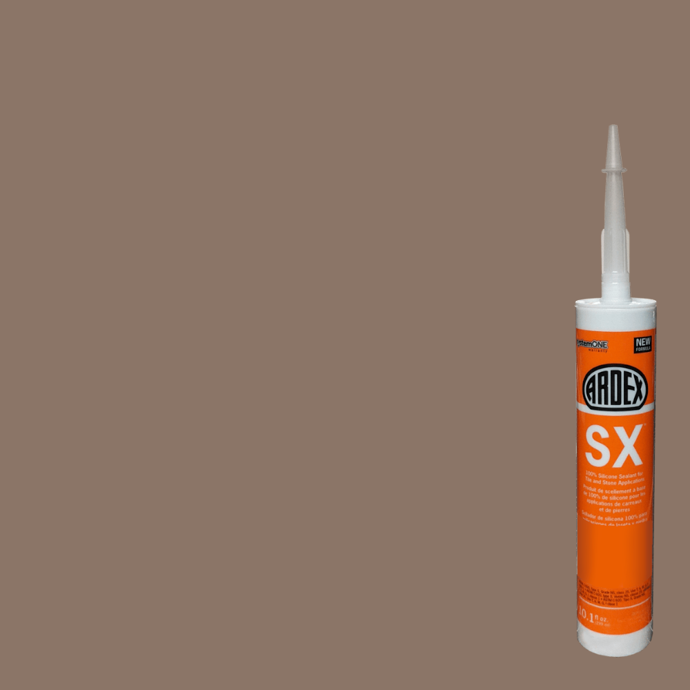 Ardex - SX Scellant 100%-silicone pour carreaux et pierres - Mocha Latte #40 - 10.1 oz