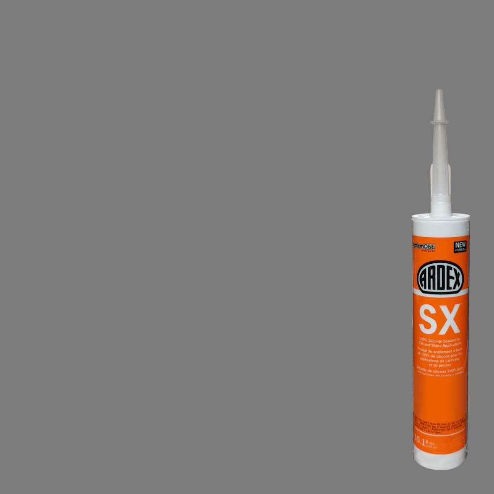 Ardex - SX Scellant 100%-silicone pour carreaux et pierres - Raw Steel #44 - 10.1 oz