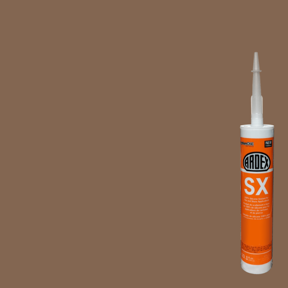 Ardex - SX Scellant 100%-silicone pour carreaux et pierres - Kodiak Brown #47 - 10.1 oz