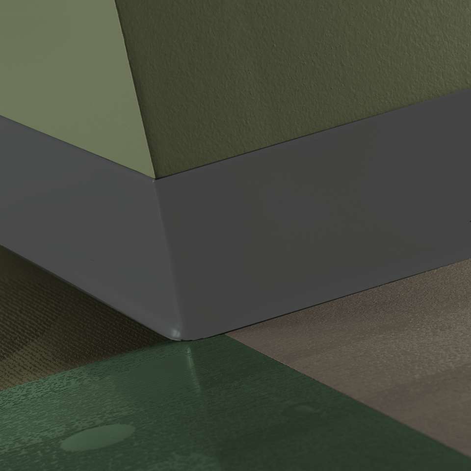 Tarkett - TightLock - Resilient 3 1⁄8” #63 Burnt Umber - Outer Corner