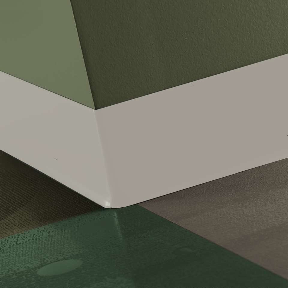 Tarkett - TightLock - Resilient 4 3⁄8” #24 Grey Haze - Outer Corner