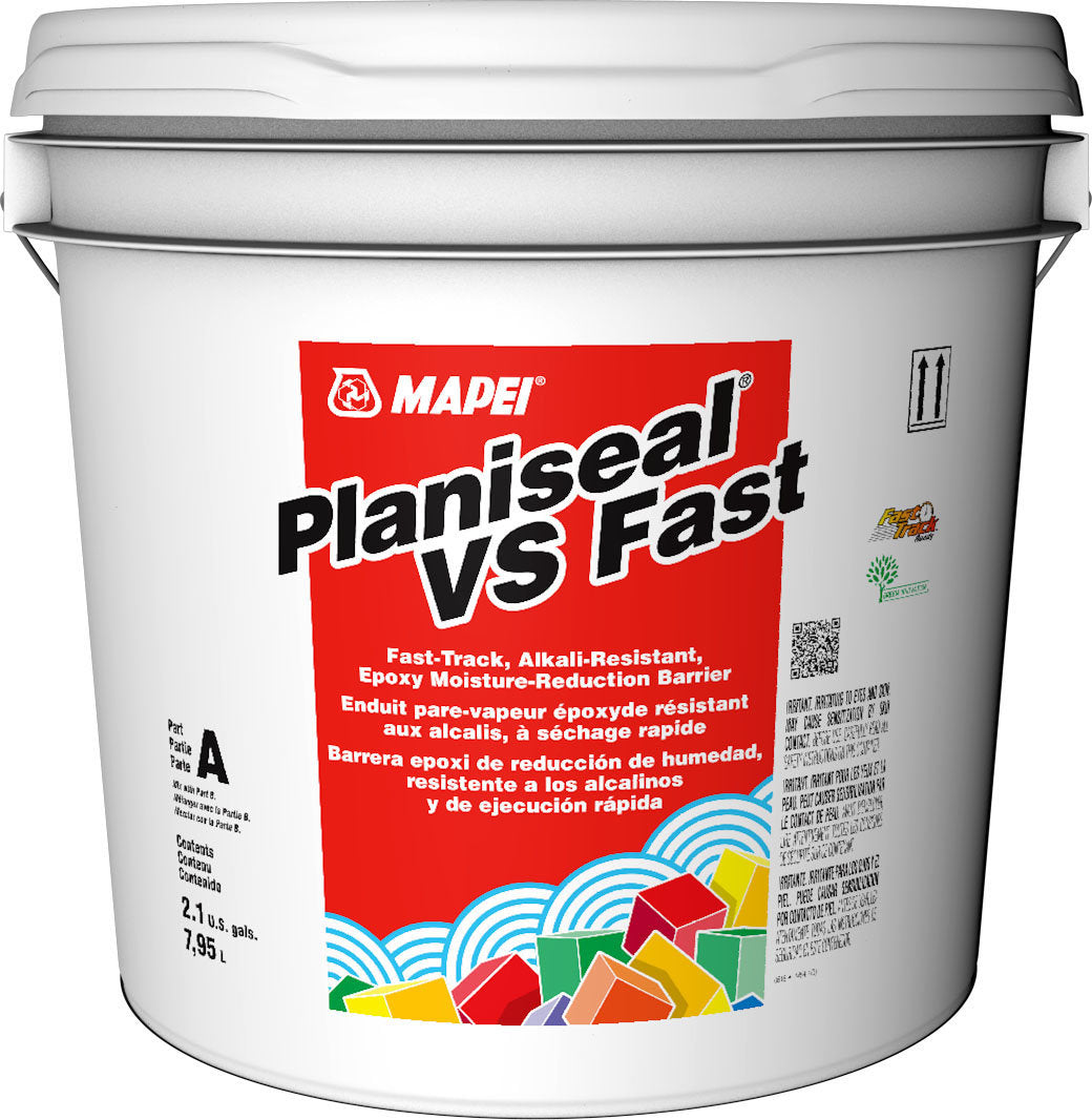 Mapei - Planiseal VS Fast Barrière de réduction de l'humidité époxy résistant aux alcalis partie A Seau de 7.95 L