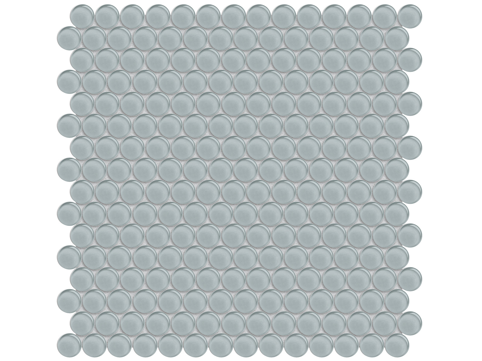 Anatolia - Mosaïque de verre Element Shadow Penny Round 12" x 12"