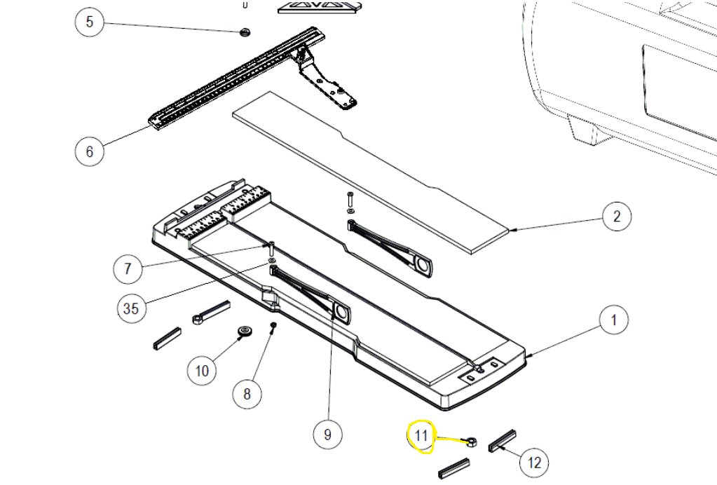 Rubi - Écrou hexagonal Din 934 M10 CL8 ZP de remplacement pour coupes-carreaux Speed Magnet