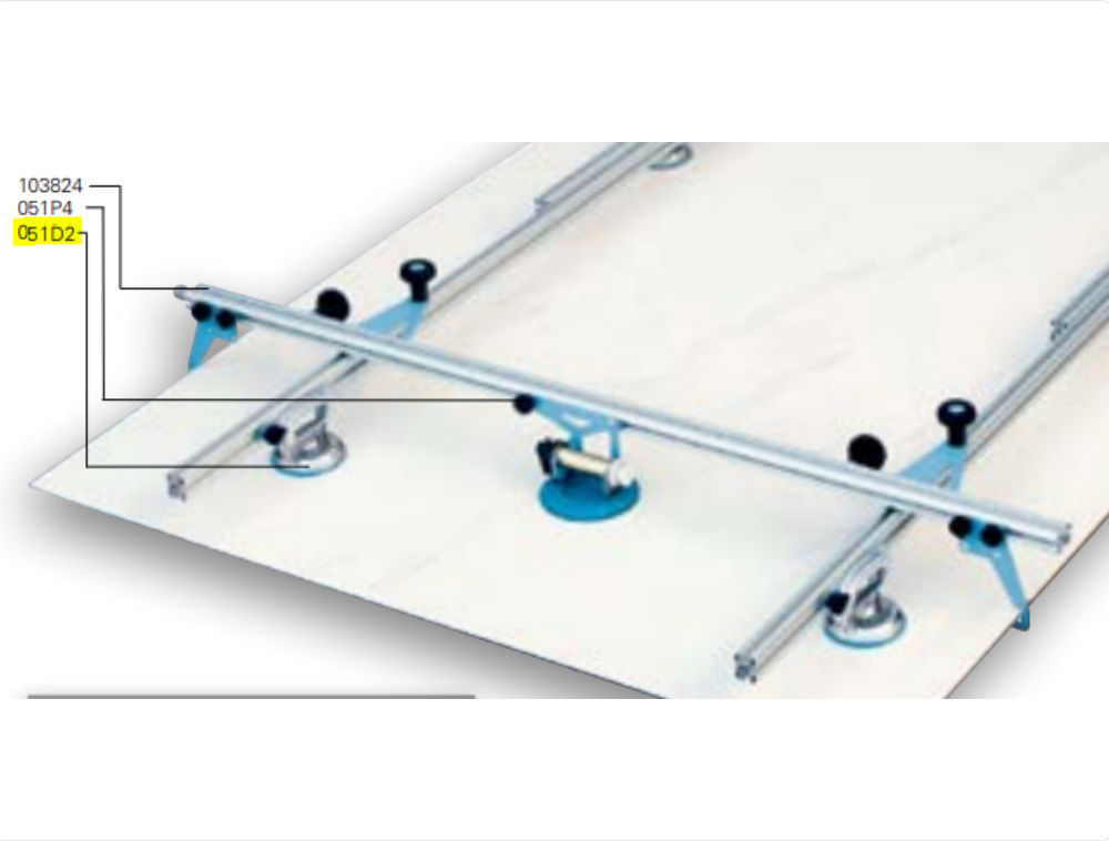 Sigma Ventouse en aluminium pour systems Kera-lift ||51D