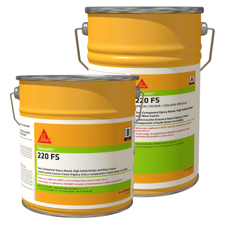Sika - Liant époxy Sikalastic 220FS Couleur spéciale Partie A + B - 18 L