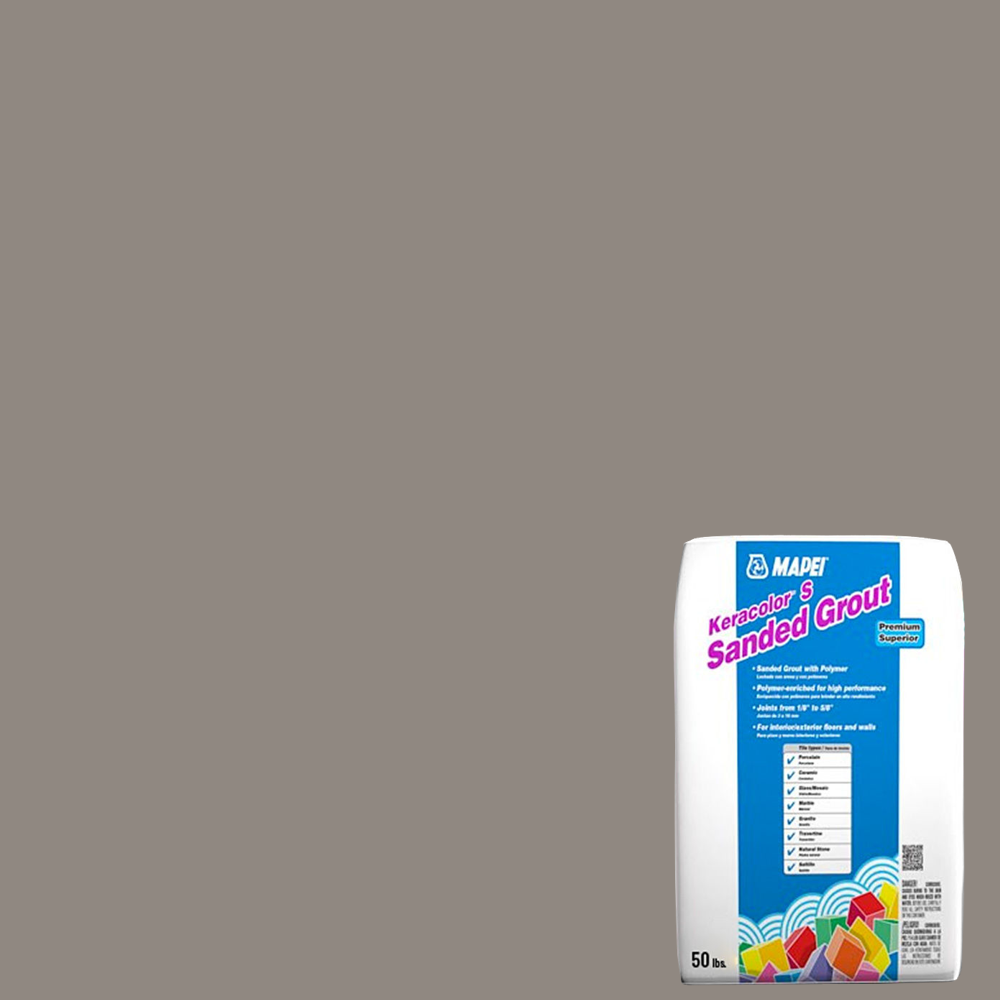 Mapei - Keracolor S Coulis avec sable et polymères #02 Étain 50 lb