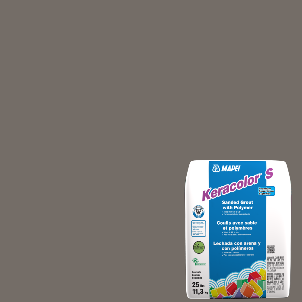 Mapei - Keracolor S Coulis avec sable et polymères #09 Gris 25 lb