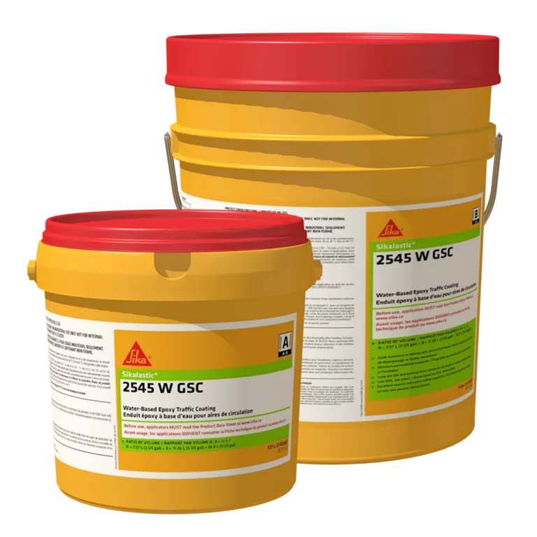 Sika - Revêtement époxy Sikalastic - 2545 W GSC Partie A et B Télégris 2 - 18.9 L