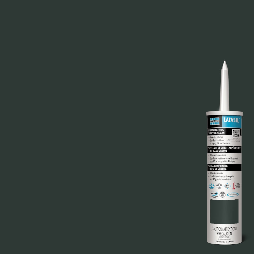 Laticrete - Latasil Scellant à base de silicone #22 Midnight Black 305 ml