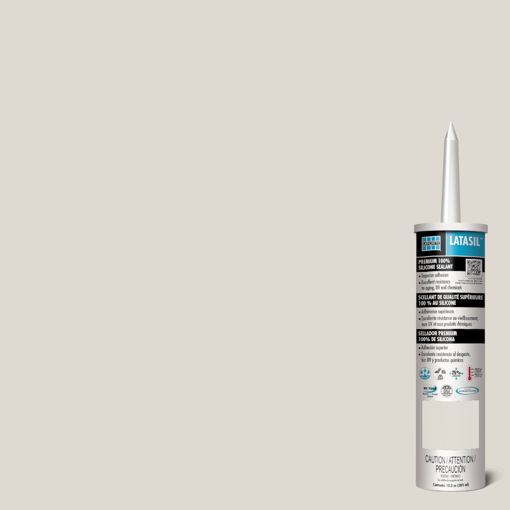 Laticrete - Latasil Scellant à base de silicone #90 Light Pewter 305 ml